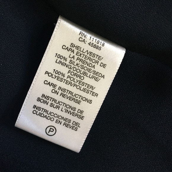 Michael Kors Silk Navy Tank - Picture 5 of 5